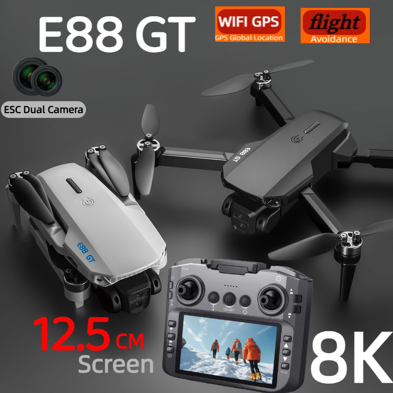 Jjrc Drone X12 - E88GT Дрон 8K Professional HD 360