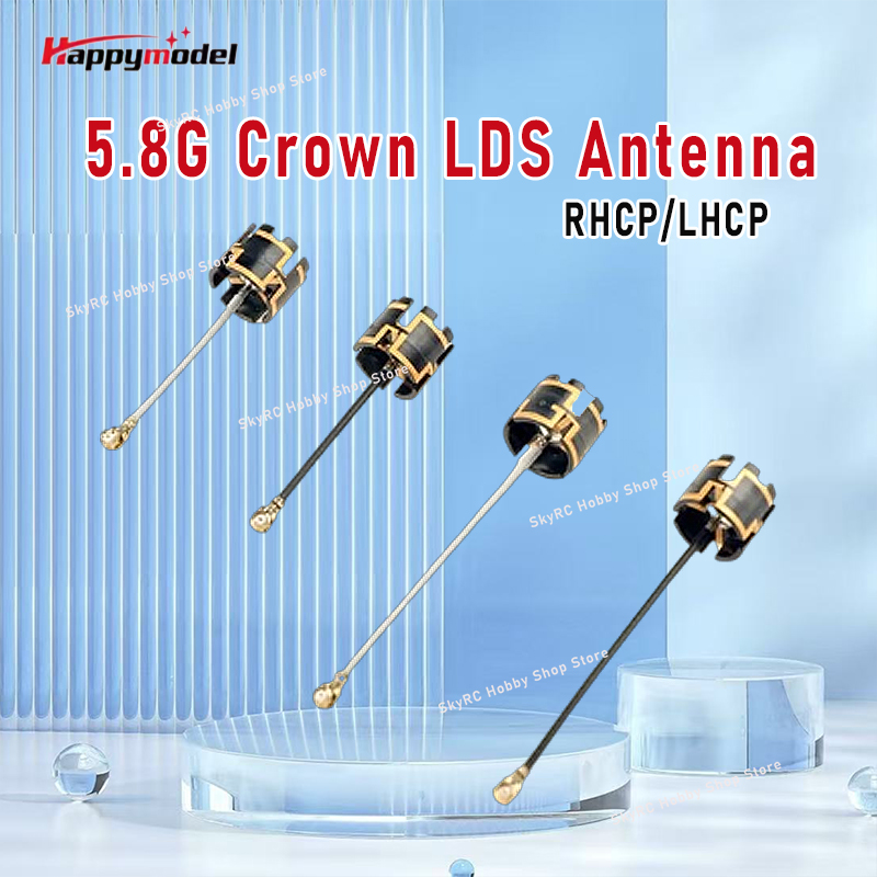 Drone Battery Strap - Happymodel 5,8G Crown LDS антенна RHCP/LHCP