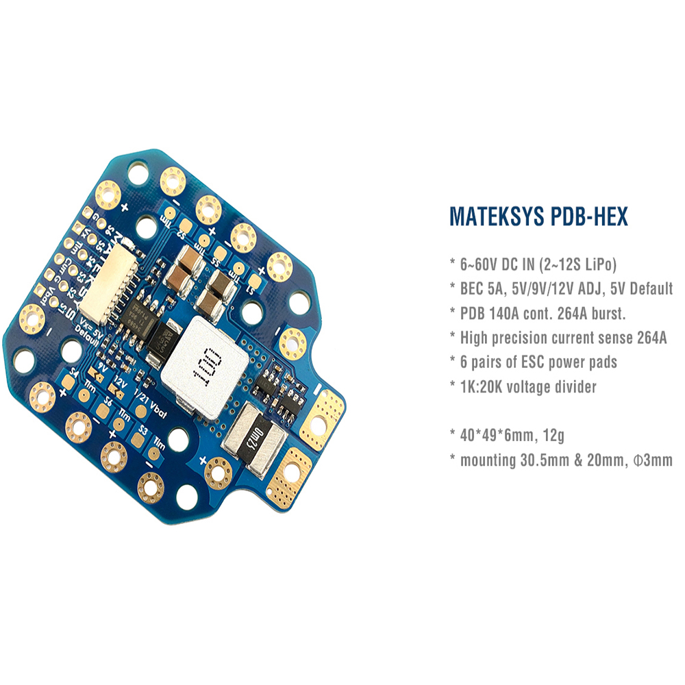 Плата распределения питания MA – обзор и цена Drone Power Distribution Board