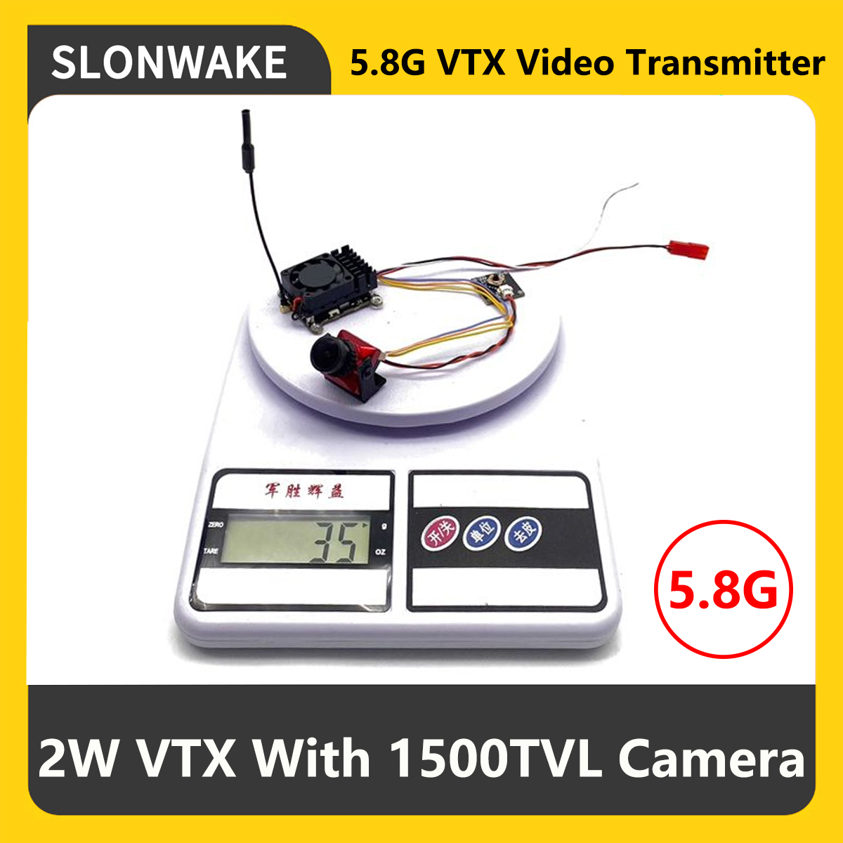 SLONWAKE 5.8G 2000мВт FPV VTX  – обзор и цена Drone Frame