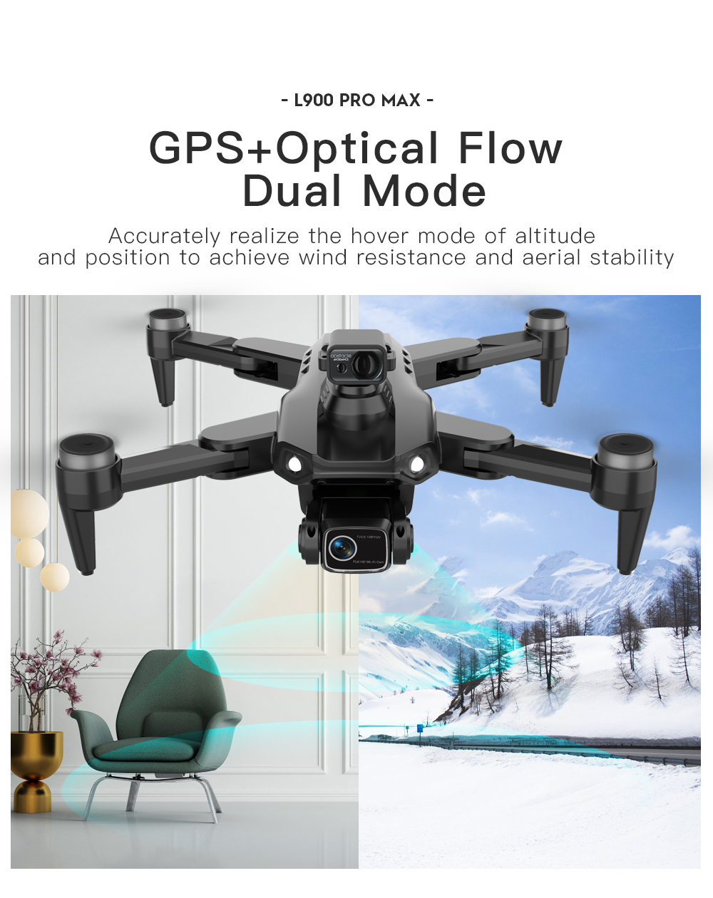 LYZRC L900 PRO MAX – лазерный  – обзор и цена Drone Gps Mount