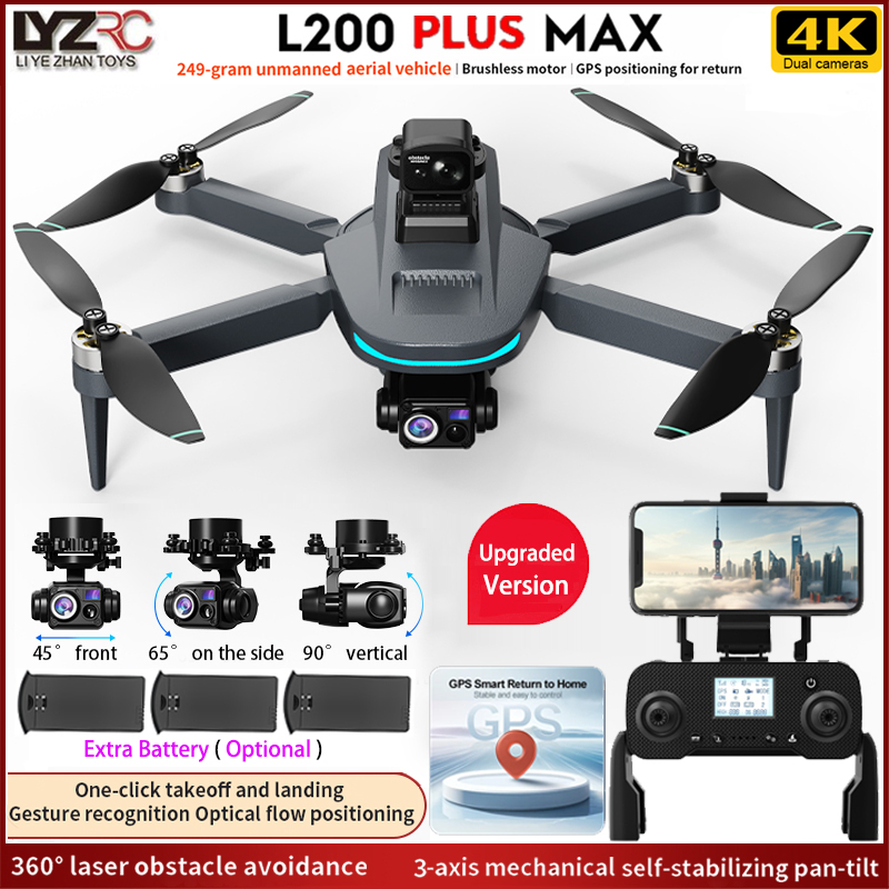 НОВЫЙ L200 PLUS MAX GPS Дрон 5 – обзор и цена Jjrc Drone X12